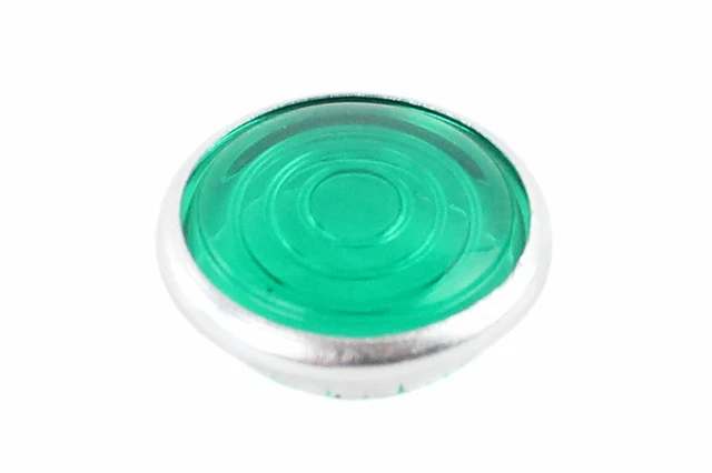 Glas für Kontrollleuchte grün Alu Fassung, 16mm, Simson KR51-1 SR4-2 SR4-3 SR4-4 2
