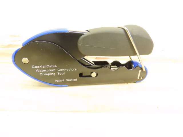 Coaxial Cable Waterproof Connectors Crimping Tool For Compression RG-59, RG-6