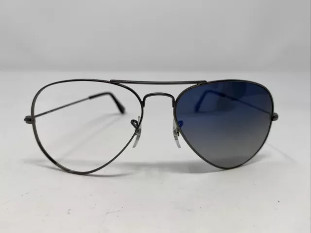 Ray Ban Italy AVIATOR RB 3025 004/78 55-14-135 3P Gunmetal Sunglasses Frame YK50