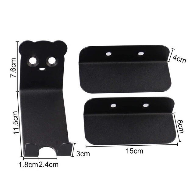3/6/9PCS Bike Hanger Wall Mount Bracket Bicycle Storage Hook Cycling Pedal Stand 2