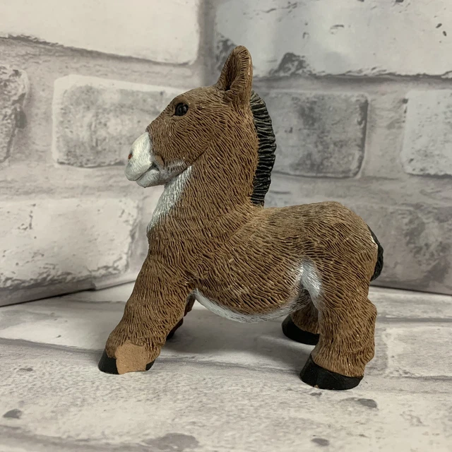 Don James Przewalskis Horse Figurine FLAW Vintage 80s 1982 Donkey Mule