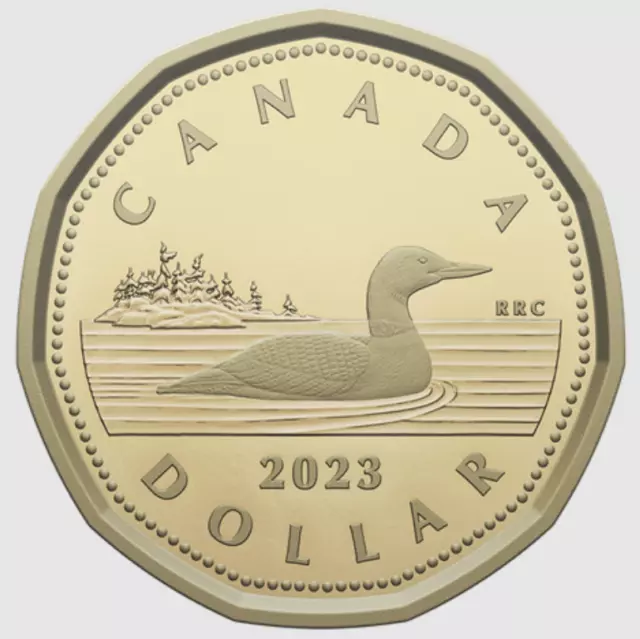 2023 Canada Classic design Loon dollar proof finish - from SE SD PF set ~ NEW!