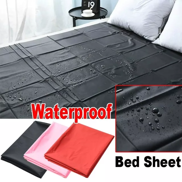 PVC Waterproof Sheets Sex Bed Fitted Cosplay Sheet Wet Mattress Plastic Sheet