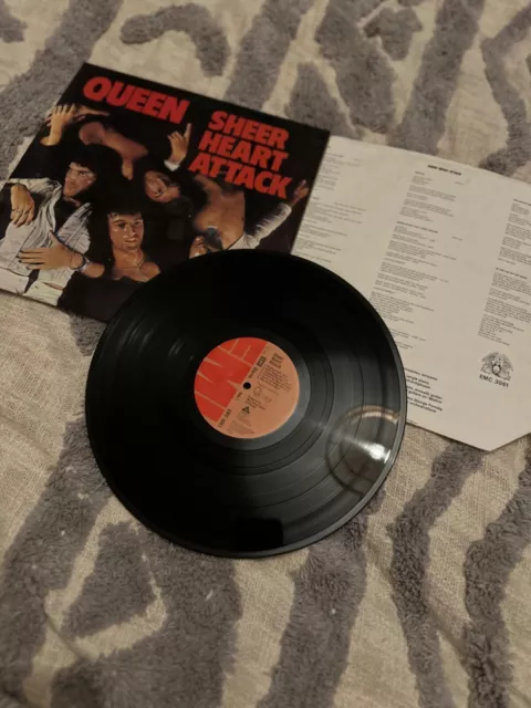 Queen Sheer Heart Attack  3U -4U LP Album vinyl Record 1974 EMC 3061 EMI