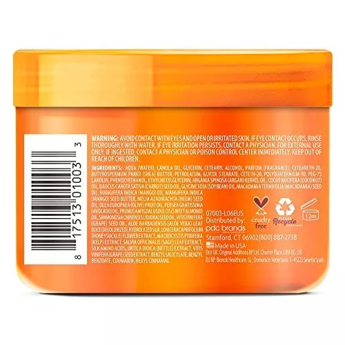 Cantu Coconut Curling Cream with Shea Butter for Natural Hair 12 Oz