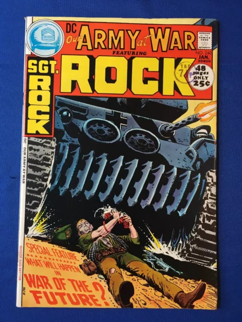 Our Army at War #240 VFN- (7.5) DC ( Vol 1 1972) Sgt Rock, Kubert art (C)