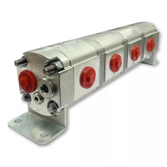 Geared Hydraulic Flow Divider 4 Way Valve, 4.0cc/Rev, without Centre Inlet