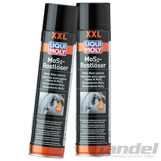 2x 600ml LIQUI MOLY MOS2 ANTIRUGGINE SPRAY ANTIRUGGINE ANTIRUGGINE UNIVERSALE