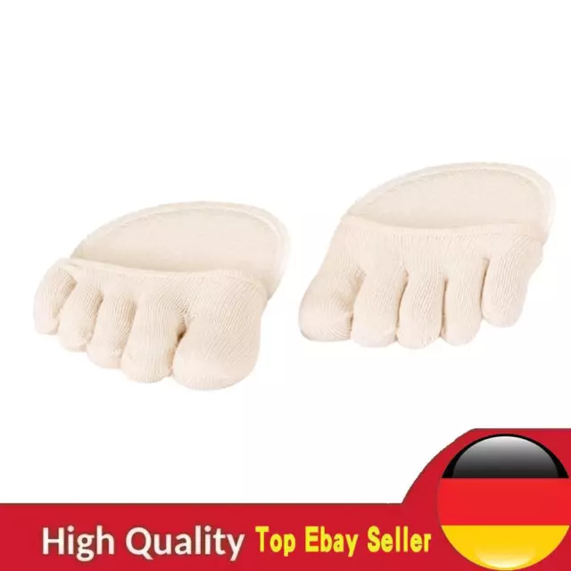Cotton Half Insoles Pads Cushion Metatarsal Sore Forefoot Support Beige