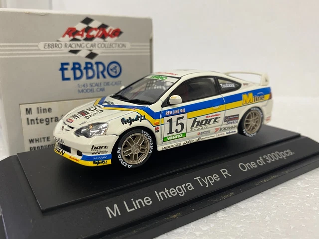 Ebbro 1/43 - Honda Integra Type R Jaune