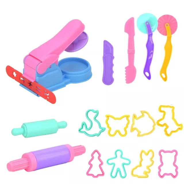Plastic Plasticine Mold DIY Play Dough Tool Kit Modeling Clay Accessories  Kids