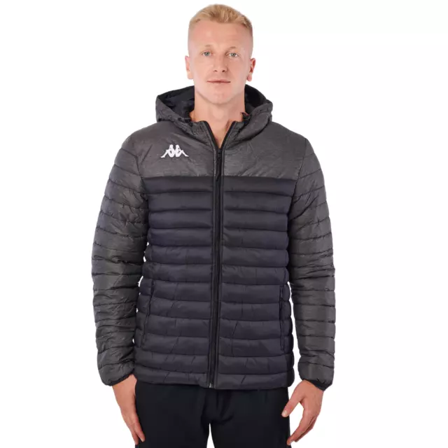 Kappa Mens Training Lamezio Black/ Grey Peformance Jacket 3