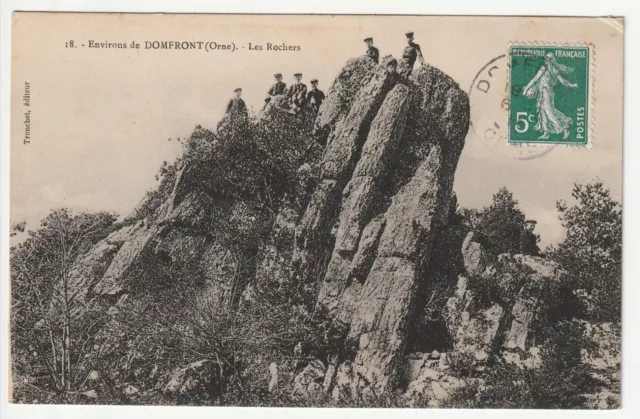 DOMFRONT Environs - Orne - CPA 61 - les Rochers