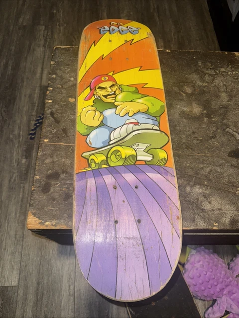 SKATEBOARD VINTAGE FLUO sport Planche à roulettes. Années 80 90 Aigle EUR 40,00 - FR