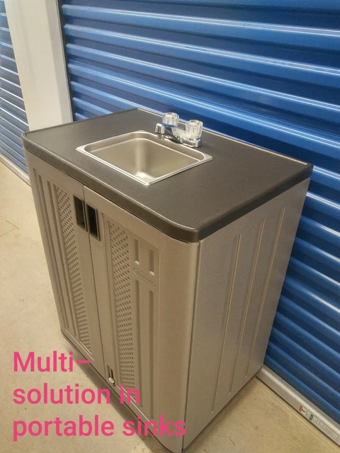 Portable sink mobile Handwash Self contained cold water 110V