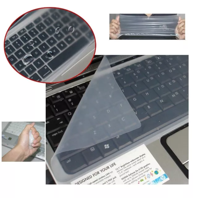 Pellicola trasparente in Silicone per Tastiera Notebook copri adesivi