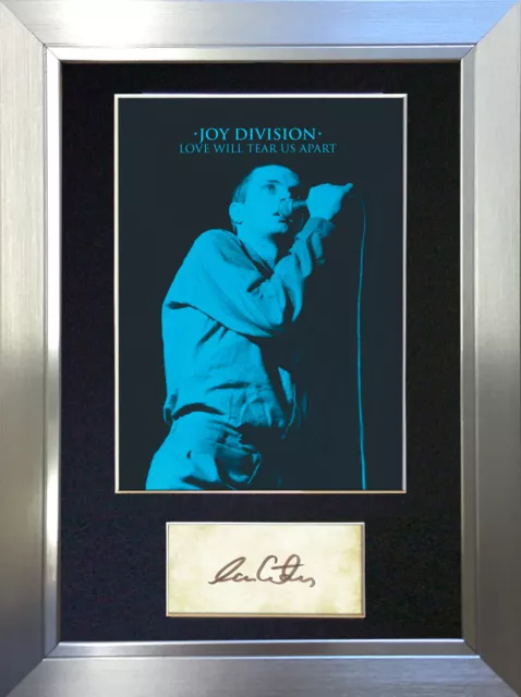 JOY DIVISION Ian Curtis Mounted Signed Autograph Photo Print A4 #579 3