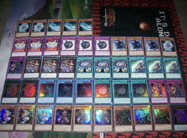 45 Card Dark Magician Deck Girl Apprentice Illusion Ebon Circle LDS3 Yu-Gi-Oh!