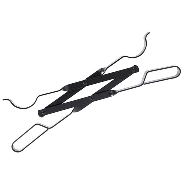 Tragbare Brennholzzange, Holzzange, faltbare Kaminzange, Metall-Kaminzange für