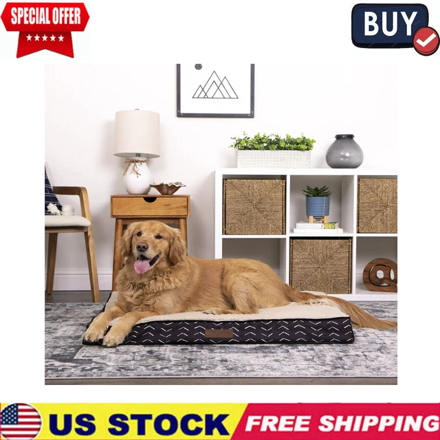 Vibrant Life Orthopedic Bed Mattress Edition Dog Bed, Large, 40"x30",Up to 70lbs
