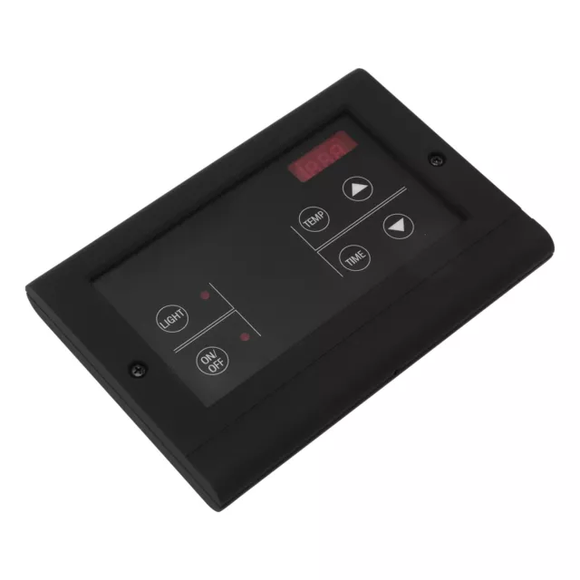 Controller temperatura ambiente sauna nera generatore di vapore bagnato montaggio a parete Controller temperatura ambiente sauna nera generatore di vapore bagnato montaggio a parete