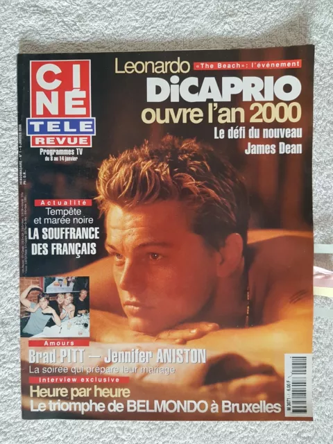 Cine Revue N°1 2000 Dicaprio R.deforges Belmondo Robert Bresson Michel Vaillant