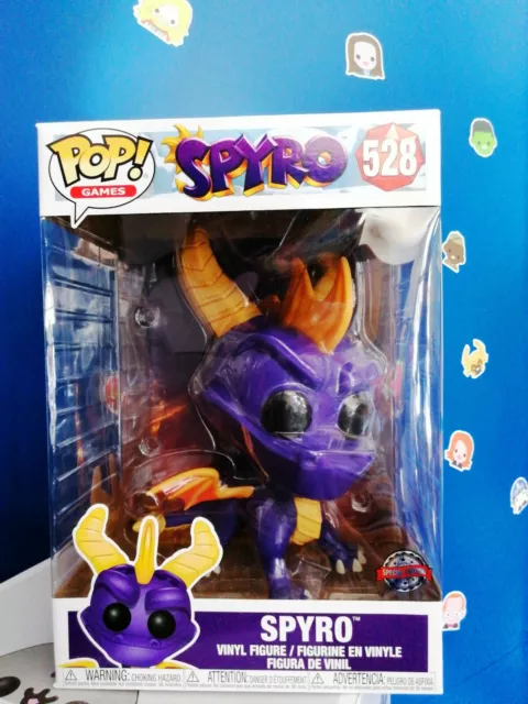 Funko POP!Spyro the Dragon Spyro Exclusive 10" SUPER SIZED 25cm Vinyl Figure 528