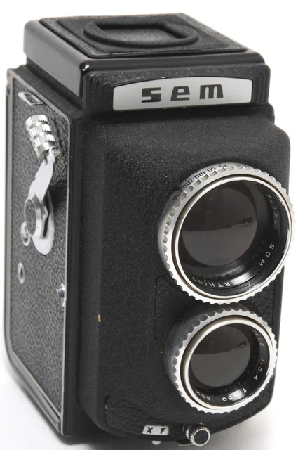 Cámara Sem TLR para 120 películas Semflex Studio con Bertthiot 5,4/150 mm Tele RARA
