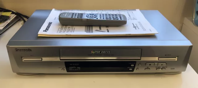 Panasonic NV-SJ220 VCR VHS Video Cassette Recorder With Remote