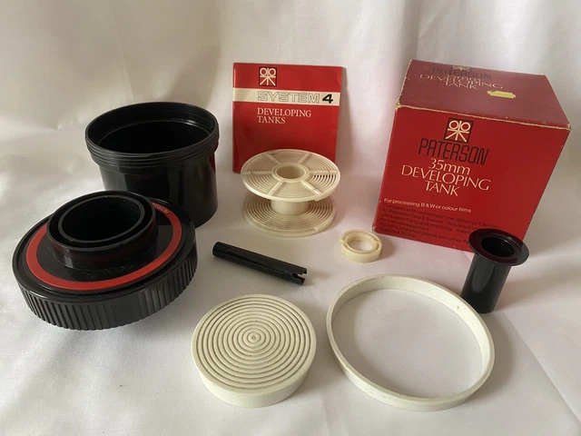 Paterson System 4 Universal Developing Tank with Film Spiral for 35mm & 120 Film