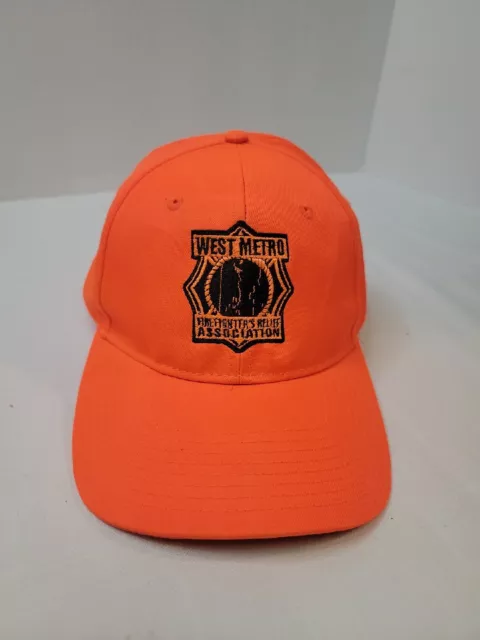 Firefighters Relief Association West Metro Blaze Orange Cap Pacifica pro model