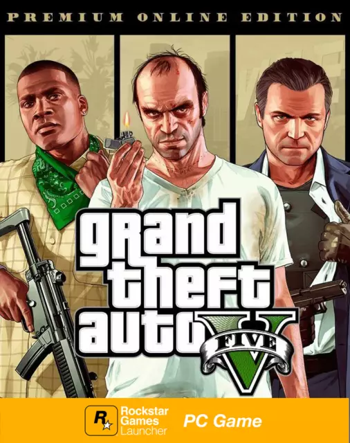 GTA V PC Grand Theft Auto 5 Premium Edición Online Rockstar Key ENTREGA RÁPIDA