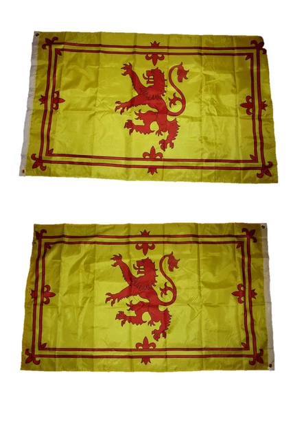 Scotland Ancestral Lion Flag Outdoor Durable All Weather Nylon 3x5 Double Sided