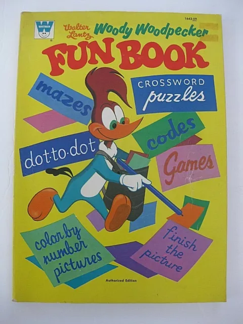 VINTAGE WOODY WOODPECKER'S Heritage Coloring Book 1973 by Walter Lantz