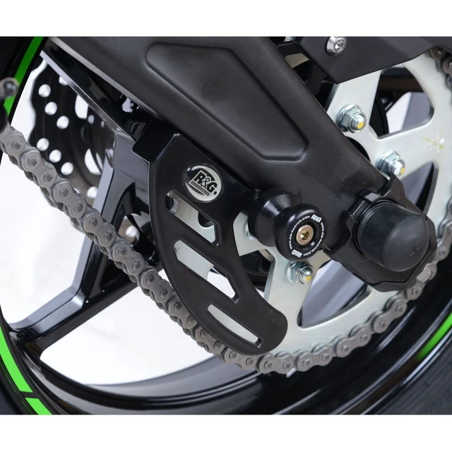 R&G Toe Chain Guards Black (Road Racing Toe Guard) Yamaha XJR1200 1995 - 1999