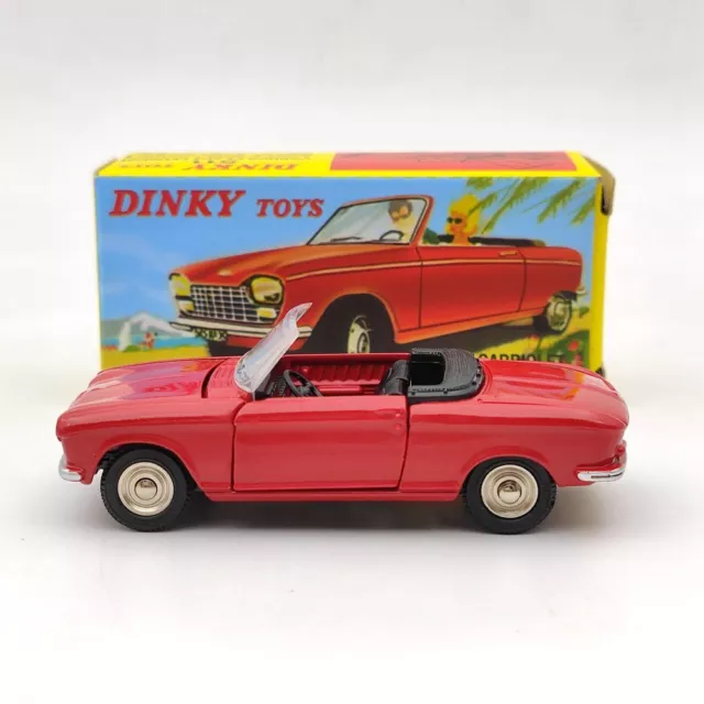 Atlas Dinky Toys 511 Cabriolet 204 Peugeot Red 1/43 Diecast models car