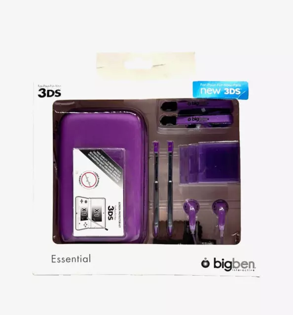 BigBen Zubehör-Set Essential Pack Lila für Nintendo 3DS G617