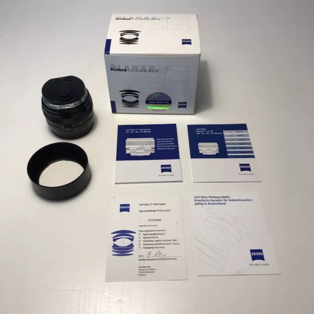 Carl Zeiss Planar T* 1,4 / 50 mm ZE (Canon EF) 