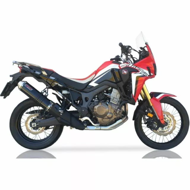 Endschalldämpfer Auspuff HONDA CRF 1000 L Africa Twin 2016-19 TAKKONI 091-674 2