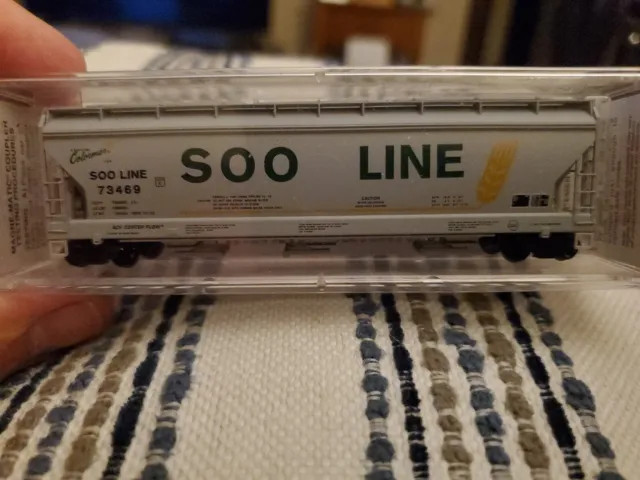 Micro Trains N Scale ACF Covered Hopper Soo Line