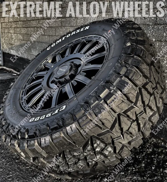 17" Black Cruize Colt Alloy Wheels Ford Ranger + Wildtrak + All Terrain Tyres