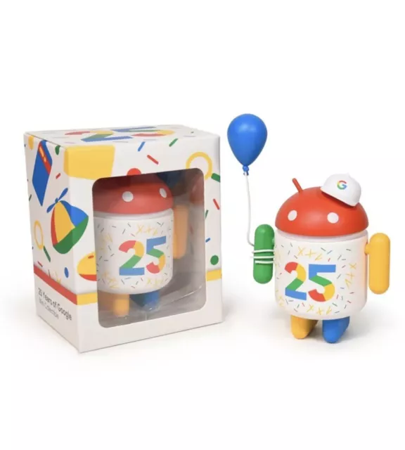 Android Mini Collectible Figure - Google Edition GE - 25 Years of Google