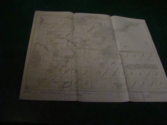 Original Index to Topographic Mapping in COLORADO may 1957 aprox 22 x 26"