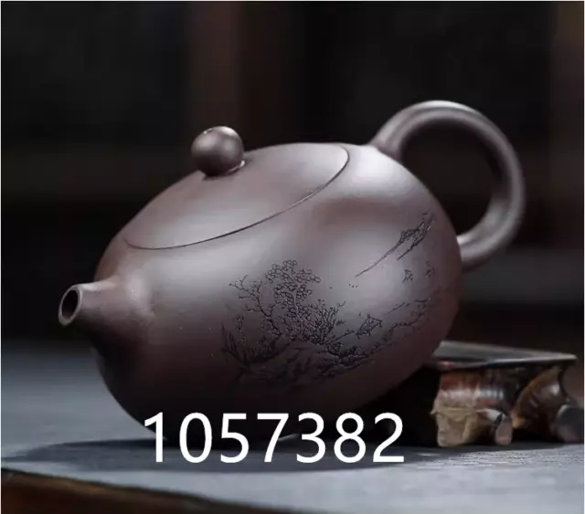China 100% Yixing ZiSha Hand carving Xishi Pot420CC