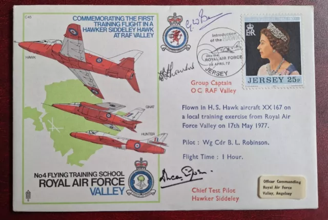 Battle Of Britain George William Benn Signed First Day Cover FDC RAF Pilot