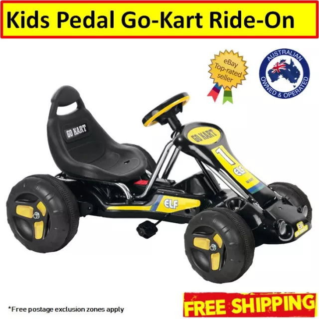 Kid Pedal Go Kart Car Ride On Toys Pedal Powered Racing Bike Boys Outdoor Toys