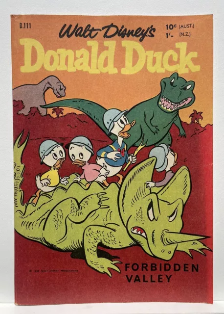 Walt Disney's Donald Duck D.111 W. G. Publications Comics 1966