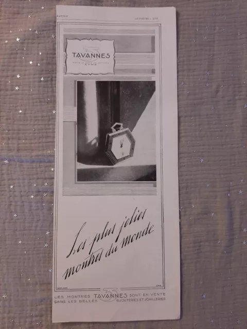 Antique Press Pub - 1929 Cyma - Old Paper Warning