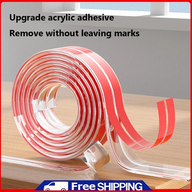 Transparent Furniture Guard Home Baby Anti-collision Protection Strip (10MM*1M)