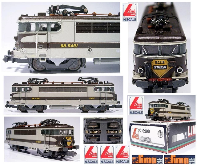 VINTAGE 1989 LIMA MODEL 220296 THREE-PHASE LOCOMOTIVE.n.9468 SNCF ...